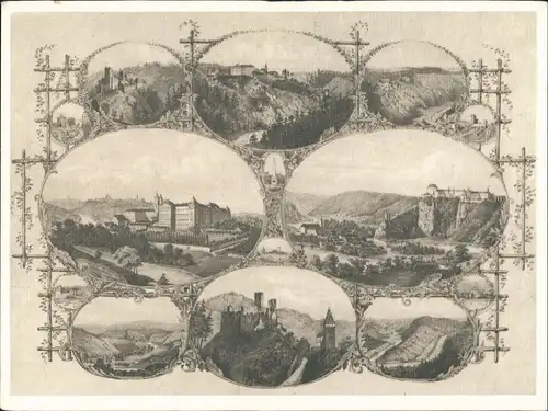 Ansichtskarte  Eduard Charlemont, Künstlermotive Orte in Tschechien 1980