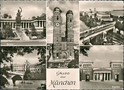 Ansichtskarte München Bavaria, Frauenkirche, Museum 1964