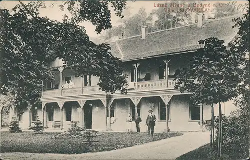 Mscheno Mšené-lázně Lázně Mšené u Budyně n. O Villa SLOVANKA" 1905