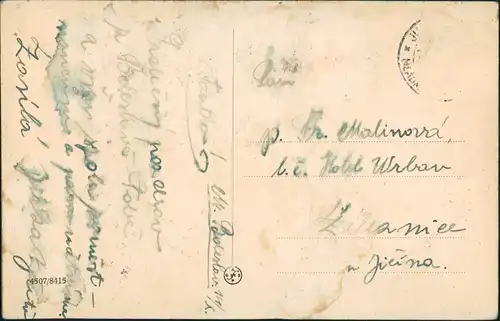 Postcard Jungbunzlau Mladá Boleslav Nemocnice. 1940