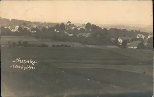 Postcard Nassaberg Nasavrky Panorama Ansicht Celkový pohled 1922