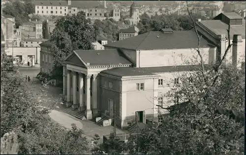 Ansichtskarte Plauen (Vogtland) Straße - Stadttheater - Stadt 1961