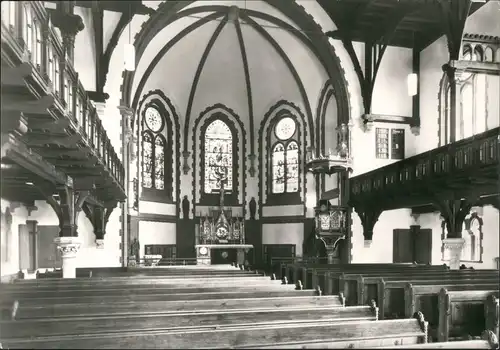 Ansichtskarte Bad Elster Ev.-Luth. Trinitatiskirche - Innen 1984
