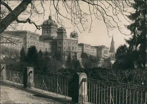 Ansichtskarte Bern Parlamentsgebäude 1940