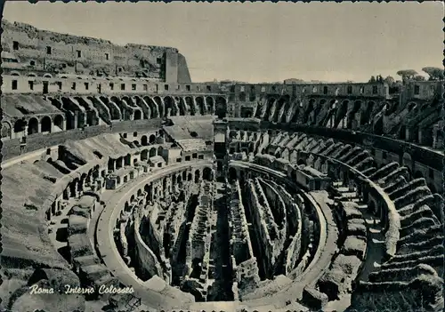 Cartoline Rom Roma Kolosseum / Colosseo / Amphitheatrum Flavium 1963