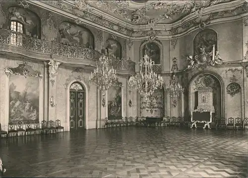 Ansichtskarte Rudolstadt Schloss Heidecksburg - Großer Festsaal 1967