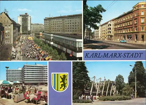 Chemnitz Karl-Marx-Stadt Hotel Kongress     1988 #  Jubiläumsstempel 25.09.1990