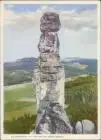 .Sachsen Pfaffenstein und Barbarine Panorama Sächsische Schweiz 1950