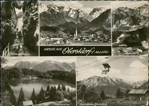 Oberstdorf (Allgäu)  ua. mit Nebelhorn, Sesselbahn Schönblick uvm. 1960