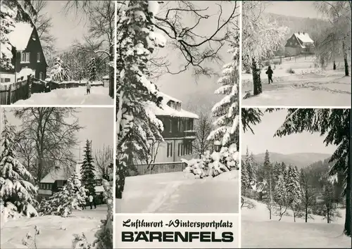 Bärenfels (Erzgebirge)-Altenberg (Erzgebirge) Umland aus dem Winter, 1978