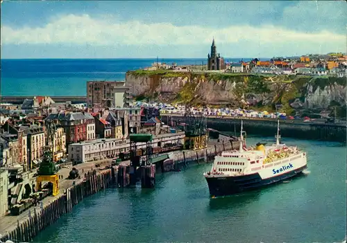 CPA Dieppe Le Port Hafen Harbour Sealink Fähre Fährschiff 1978