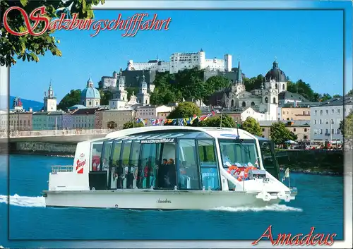 Salzburg Fahrgastschiff AMADEUS Salzburgschifffahrt Ship Schiff 2010