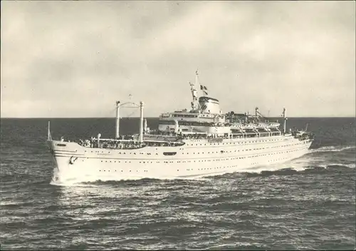 Schiffsfoto-AK Schiff Ship M/n AFRICA Lloyd Triestinoe Line 1960