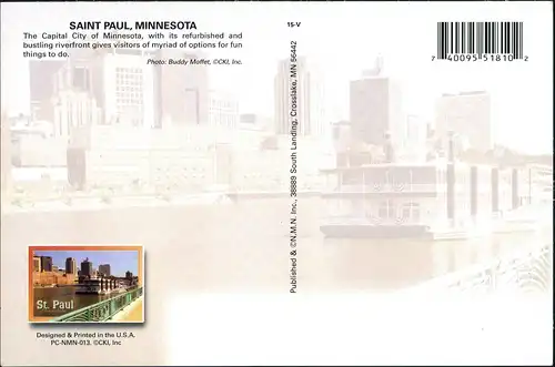 Saint Paul Fahrgastschiff Ship Schiffsanlegestelle Stadt Ansicht 2010