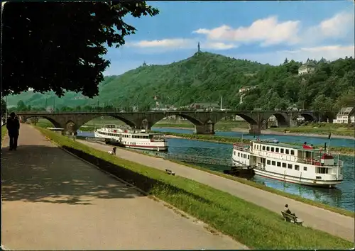 Ansichtskarte Trier Fahrgastschiffe Hafen Zurlauben 1978