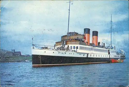 Ansichtskarte  Schiffsfoto Ship Postcard Schiff RMS KING GEORDE V 1973