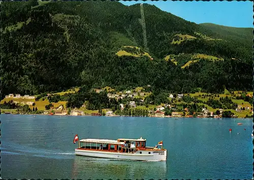 Ossiach Fahrgastschiff Personenschiffahrt Schiff LANDSKRON F222   1970