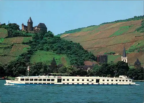 Ansichtskarte  Fahrgastschiff Rhein Binnenschiff MS DIANA - Intercruise 1975