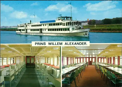 Ansichtskarte  MS Prins Willem Alexander Schiff Schiffsfotos 1977