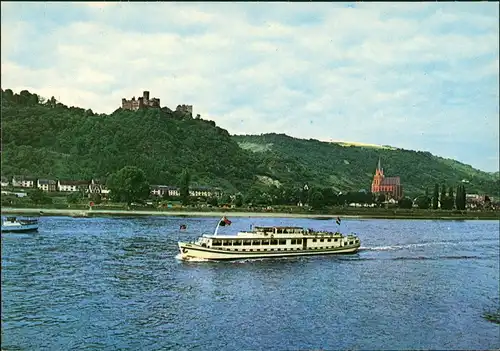 Ansichtskarte  Passagiersschip RIVAL Fluss Binnenschiff (Rhein Schiff) 1978