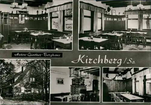 Ansichtskarte Kirchberg (Sachsen) MB Anton Günther Berghaus Innen 1976