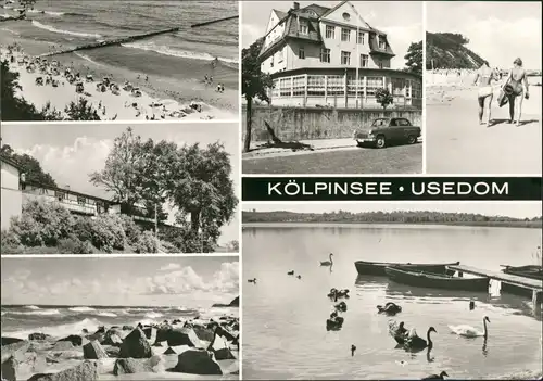 Ansichtskarte Kölpinsee (Usedom)-Loddin Loddin Strand, Ferienheim 1979