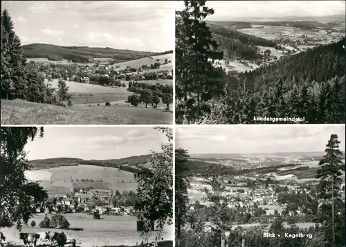 Ansichtskarte Erlbach (Vogtland) 4 Bild: Stadtansichten 1982