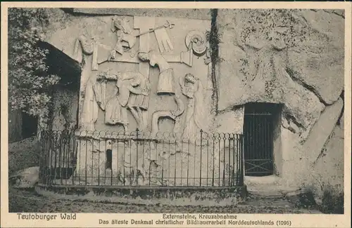 Holzhausen-Externsteine-Horn-Bad Meinberg   Kreuzabnahme  Norddeutschlands 1926