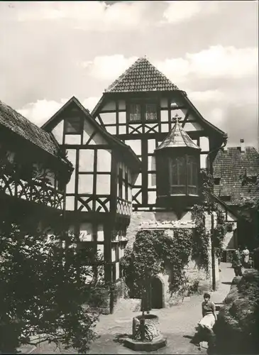 Ansichtskarte Eisenach Wartburg, Vogtei mit Nürnberger Erker 1967