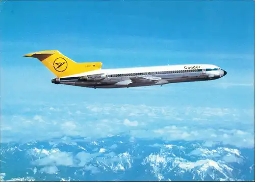 Ansichtskarte  Condor Europa-Jet Boeing 727-230 Flugwesen - Flugzeuge 1980