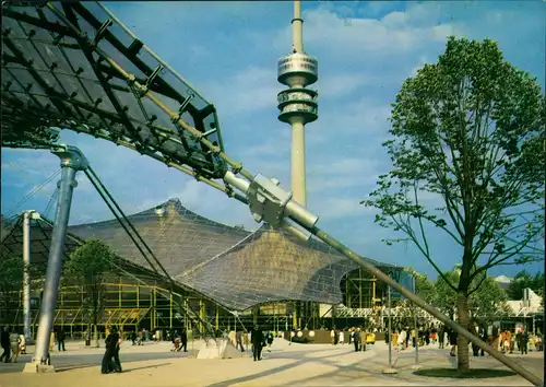 Ansichtskarte Milbertshofen-München Olympiapark - Fernsehturm 1978