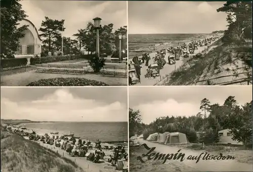 Ansichtskarte Zempin DDR Mehrbild-AK 4 Echtfoto-Ansichten 1971/1969
