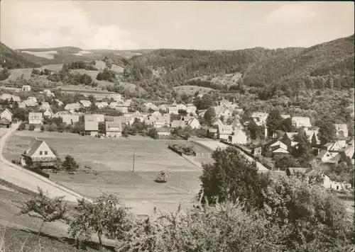 Asbach-Schmalkalden Asbach (Schmalkalden) Gesamtansicht DDR Echtfoto-AK 1966