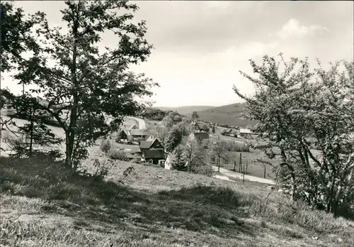 Schellerhau-Altenberg (Erzgebirge)   Teilansicht Dorf, Erzgebirge 1975