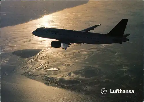 Lufthansa Airbus A320-200 Flugwesen - Flugzeuge über dem Meer 1987