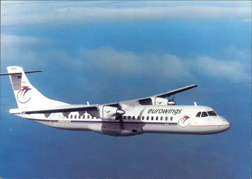 Ansichtskarte  eurowings ATR 72-210 Flugwesen - Flugzeuge 1987