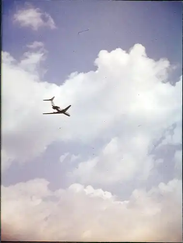 Foto  Flugwesen - Flugzeuge im flug 1977 Privatfoto