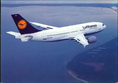 Ansichtskarte  Lufthansa Airbus A310-300 Flugwesen - Flugzeuge 1988