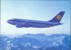 Ansichtskarte  Lufthansa Airbus A310 Flugwesen - Flugzeuge über Gebirge 1988