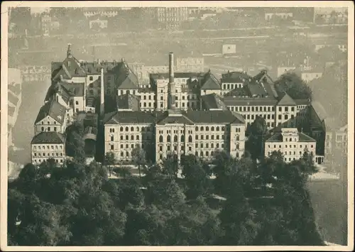 Ansichtskarte Chemnitz Luftbild staatliche Akademie für Technik 1933
