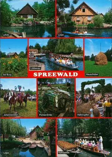 Lehde (Spreewald)-Lübbenau (Spreewald)  MB Lehde, Lübbenau, Johannisreiten 1994