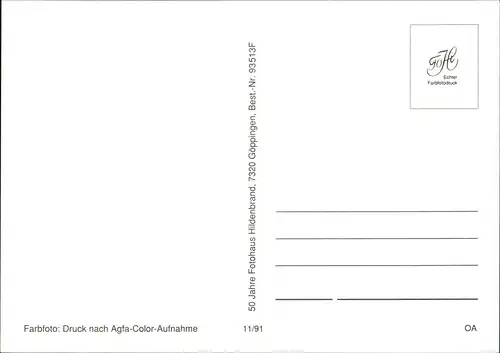 Ansichtskarte Köngen Kirche, Denkmal, Straße 1991