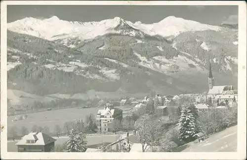 Ansichtskarte Bad Hofgastein Stadt im Winter 1931