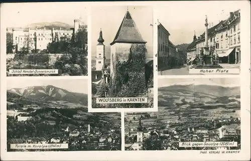 Wolfsberg (Kärnten) Volšperk Volčji breg  Schloss Henckel-Donnersmarck 1950