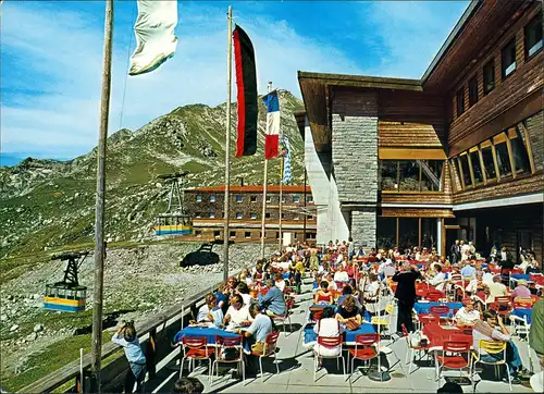 Oberstdorf (Allgäu) Nebelhorn-Bergstation Oberallgäu Restauration  Leuten 1990
