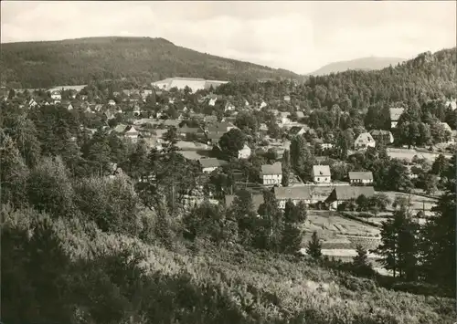 Jonsdorf Panorama-Ansicht Zittauer Gebirge, Buchberg, Hochwald 1969