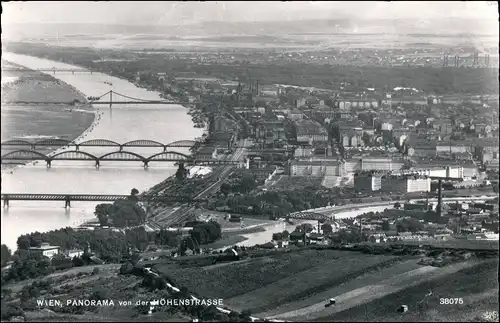 Ansichtskarte Wien Stadt von der Höhenstraße 1962