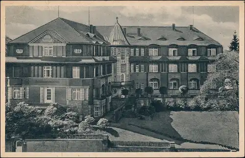 Ansichtskarte Weißer Hirsch-Dresden Dr. Lahmann´s Sanatorium - Hof 1932