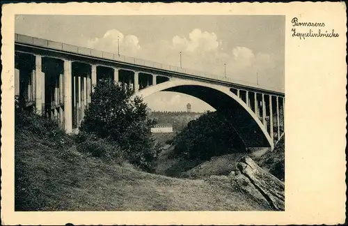 Ansichtskarte Pirmasens Zeppelinbrücke 1941