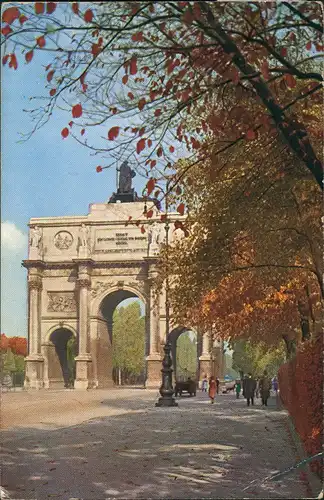 Ansichtskarte München Siegestor - Naturfarben 1932